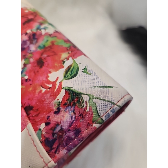 Floral All In One Long Wallet NEW, UNUSED, With a little Issues,read - Picture 10 of 10